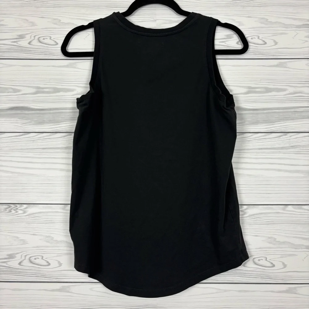 Buttercloth Black Regular Fit Tank Top Size Medium Knit - Picture 4 of 6